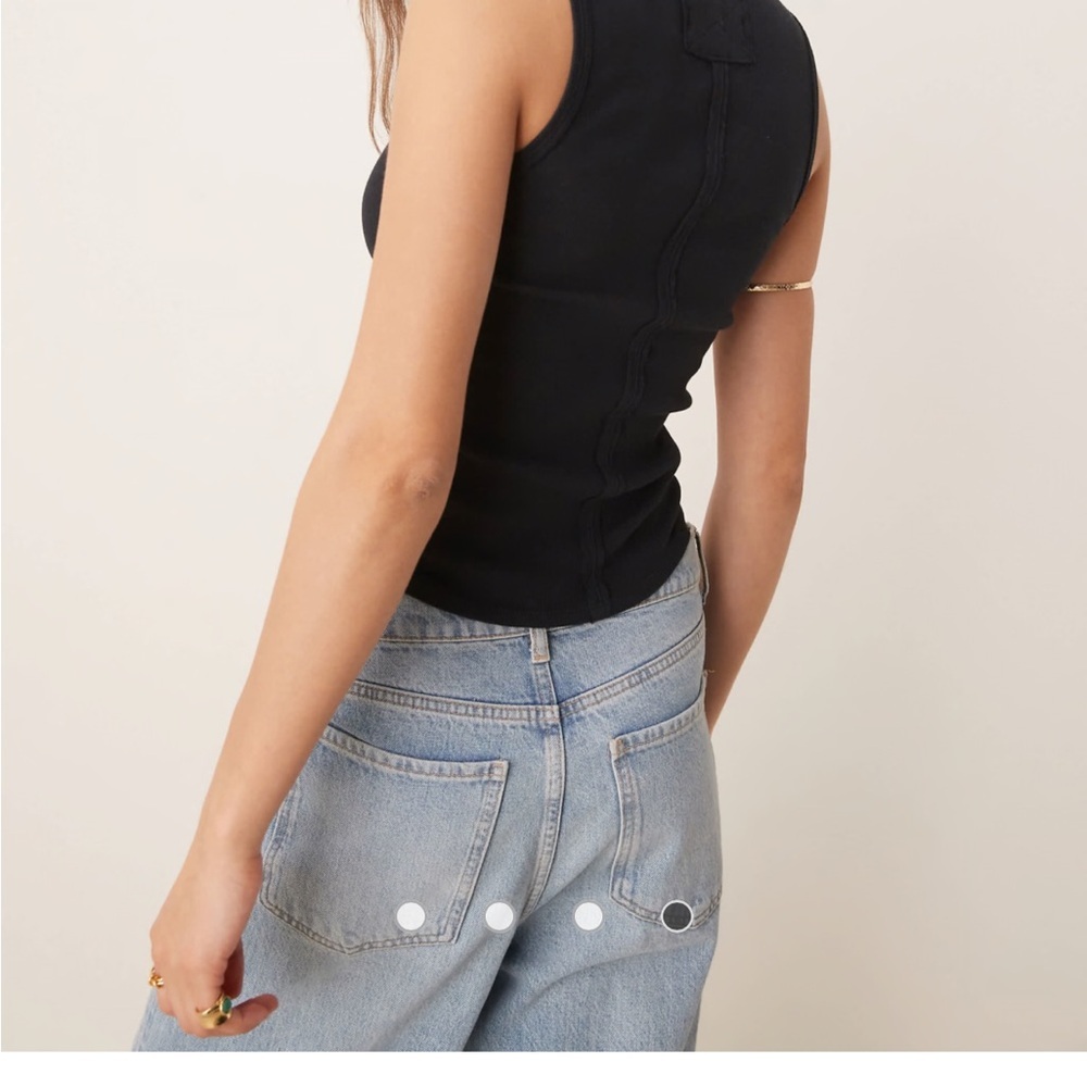 We The Free/Free People Neria V-Neck Tank Top Size Medium - Picture 2 of 7